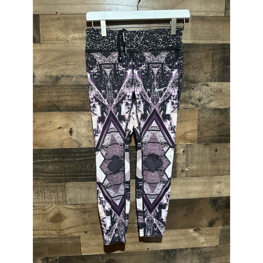 Nike Drifit Small Geometric Womens Workout Leggings Active